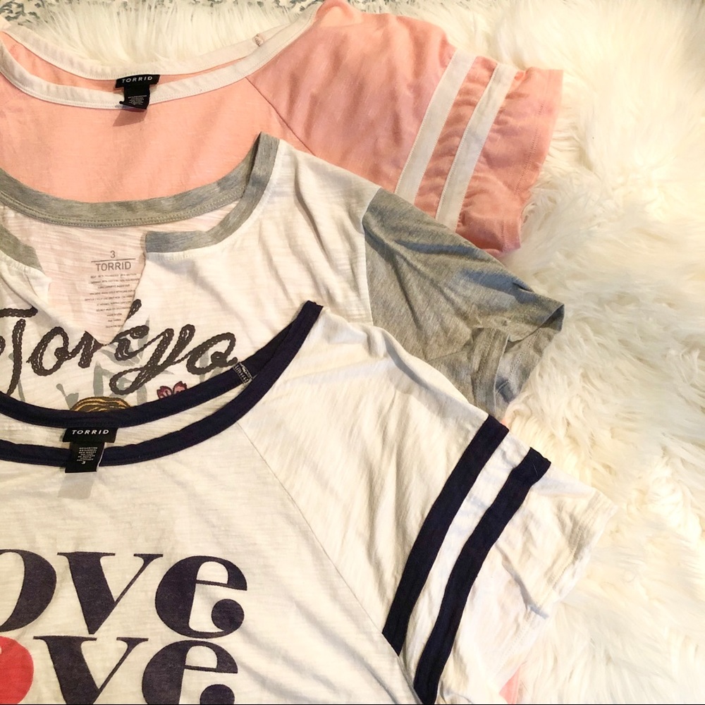 Bundle of 3 Torrid Tees